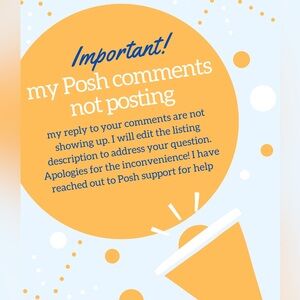 Poshmark comments issue